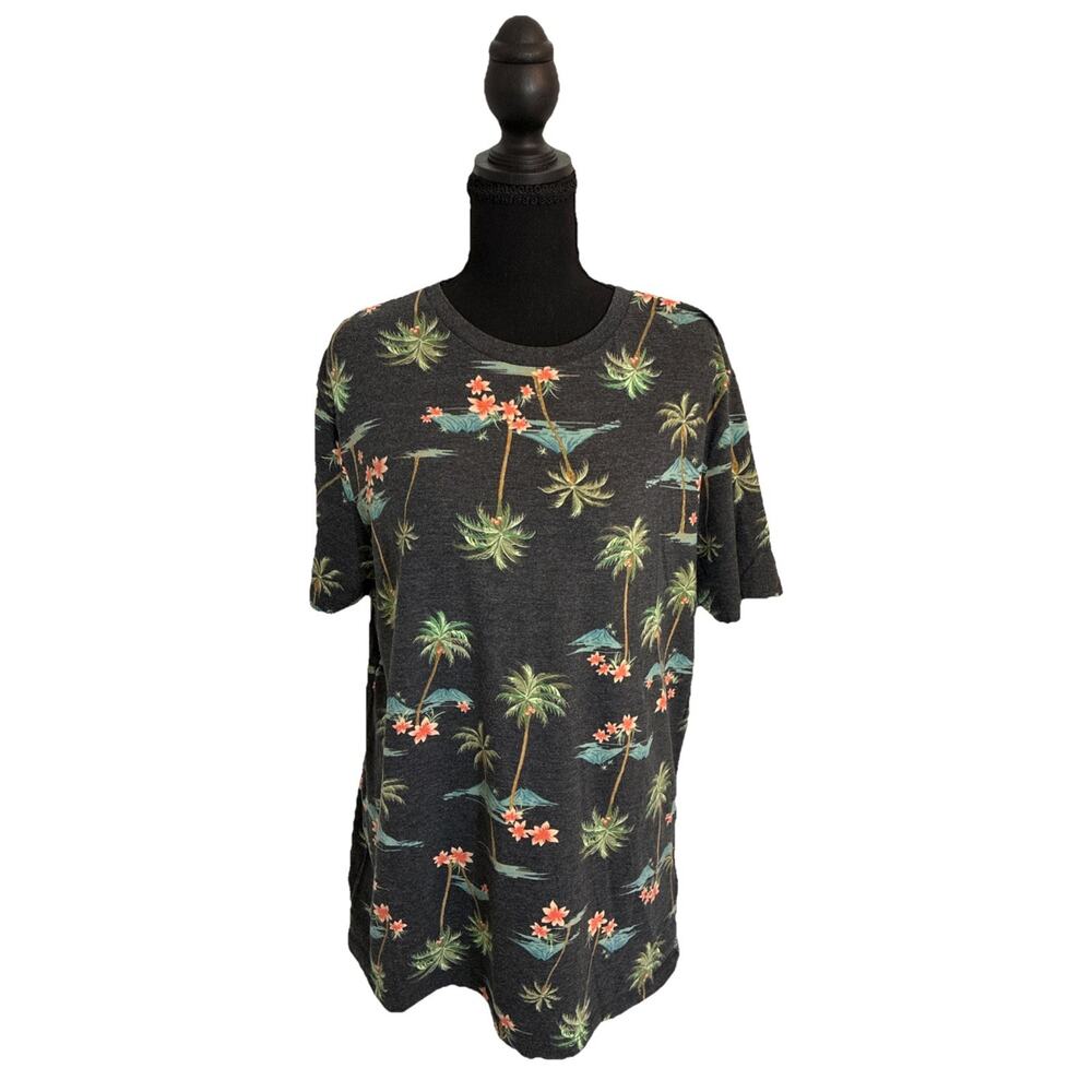 Old Navy Men’s Sz M Tropical Vacation Vibe Retro T Shirt Top